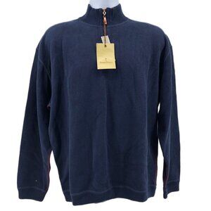 Tommy Bahama Blue 1/2 Zip Pullover Sweater | New With Tags